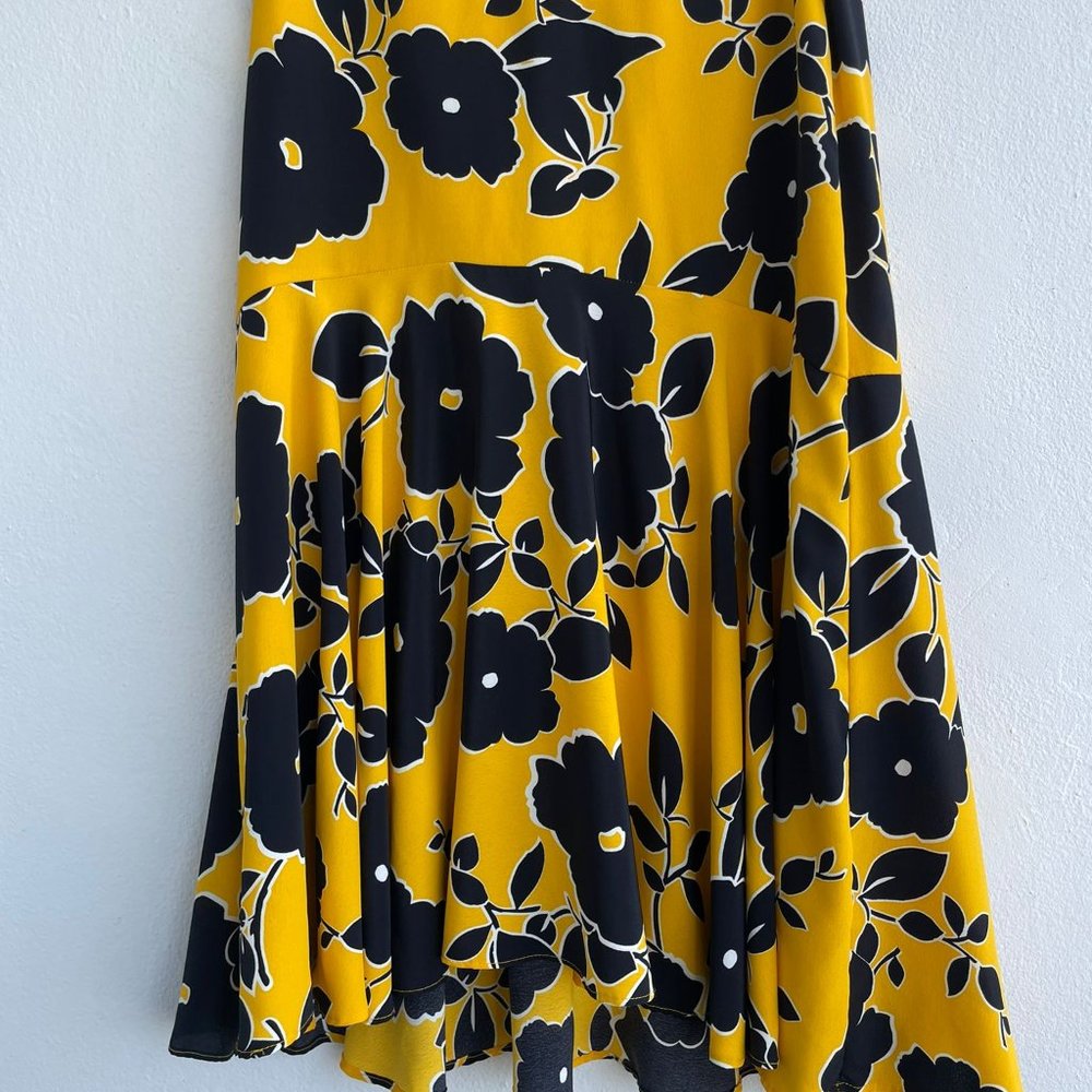 FLORAL MIDI SKIRT